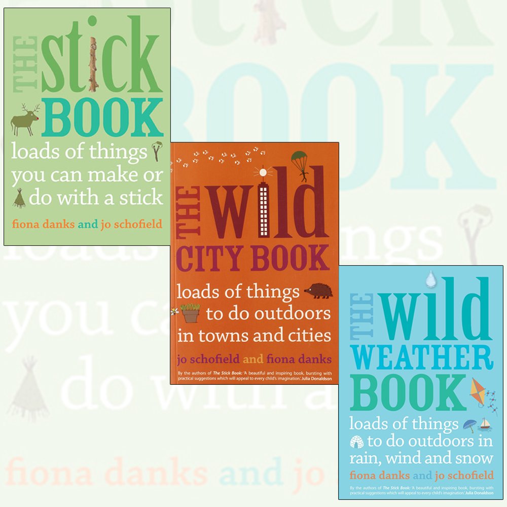 The Stick, Weather, City Things To Do Books Collection By Fiona Danks. (The Stick Book, The Wild Weather Book and The Wild City Book) Leisure & Fun