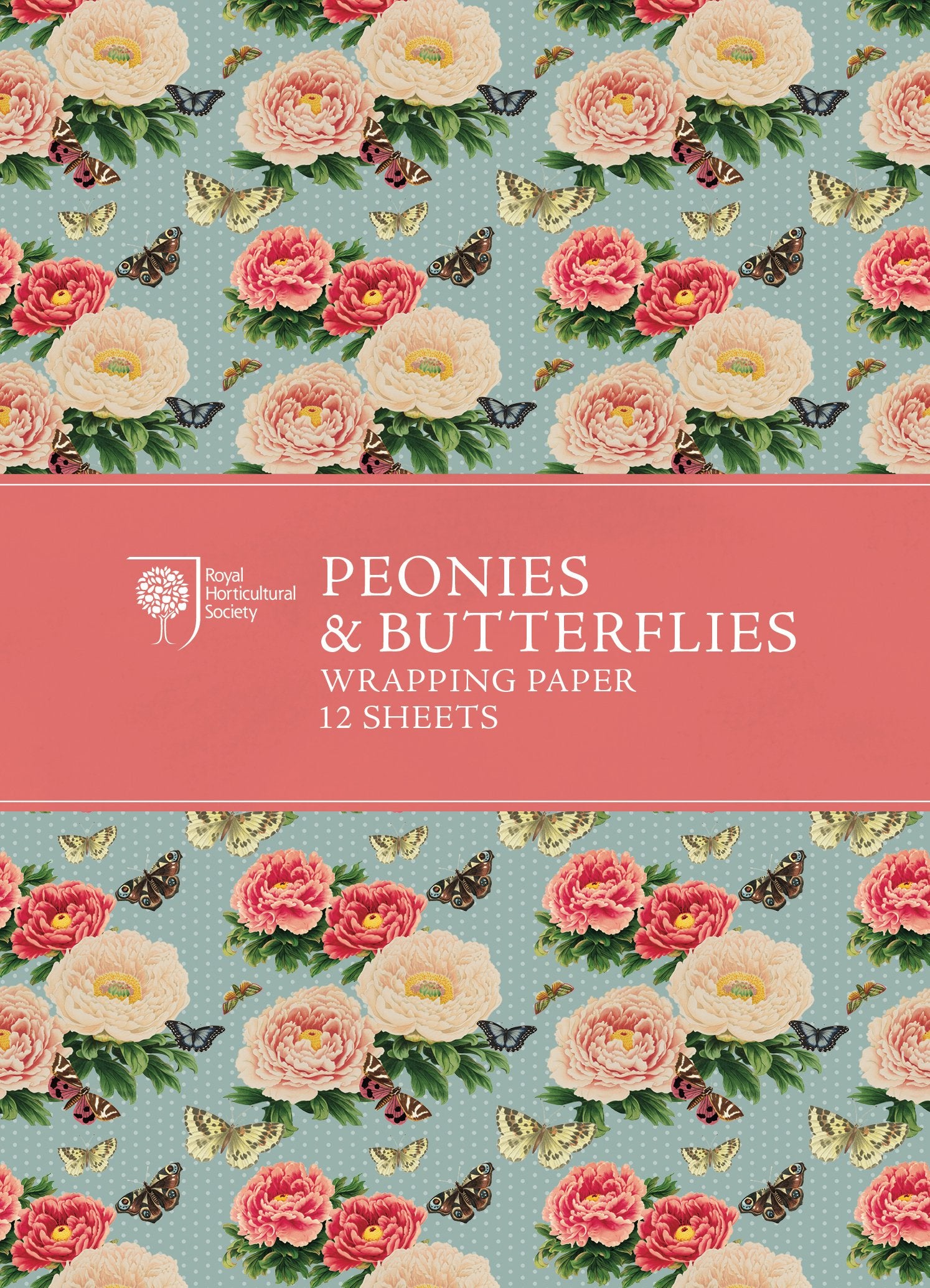 RHS Peonies and Butterflies Wrapping Paper Business, Finance & Career