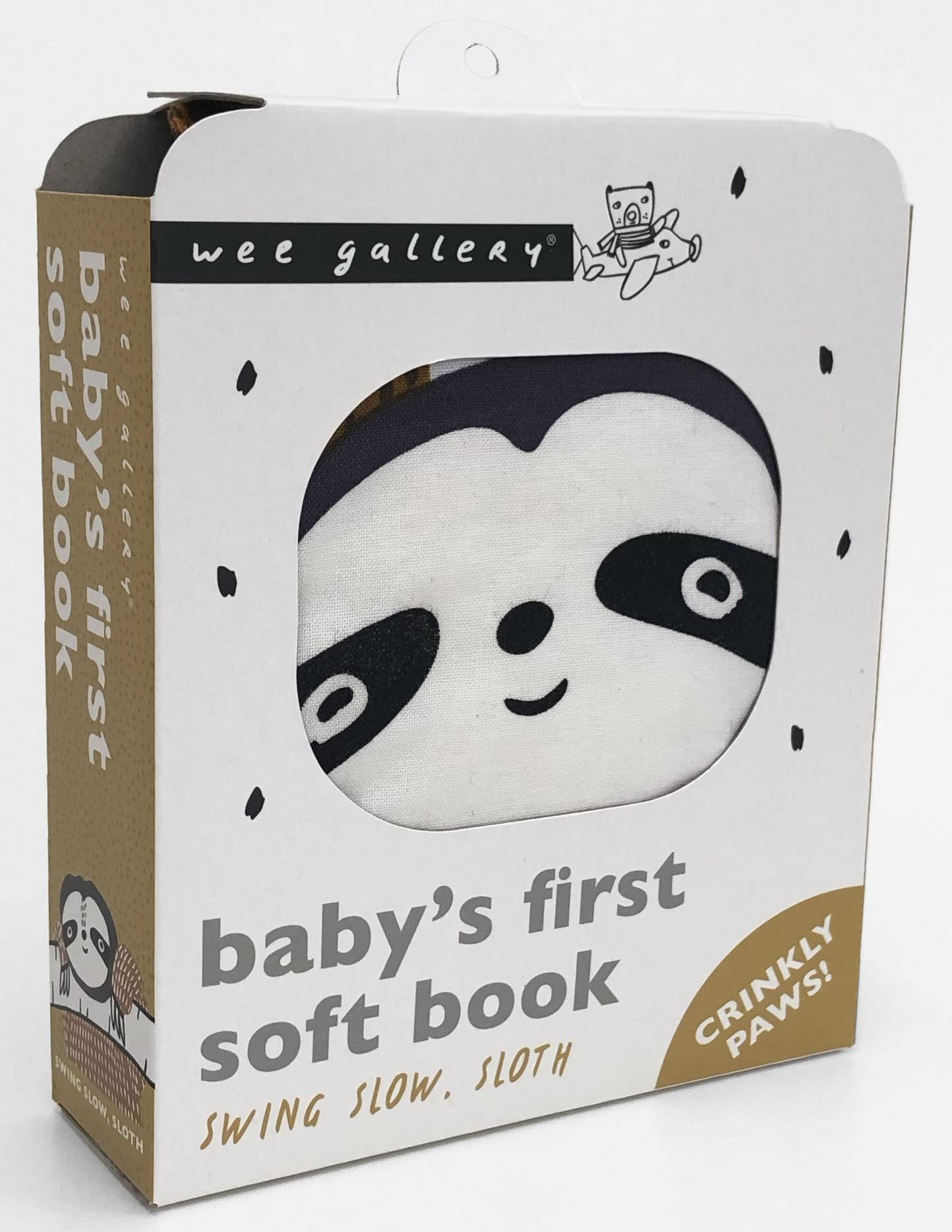 Wee Gallery Baby's First Soft Book: Swing Slow, Sloth (Wee Gallery Cloth Books) Parents & Children
