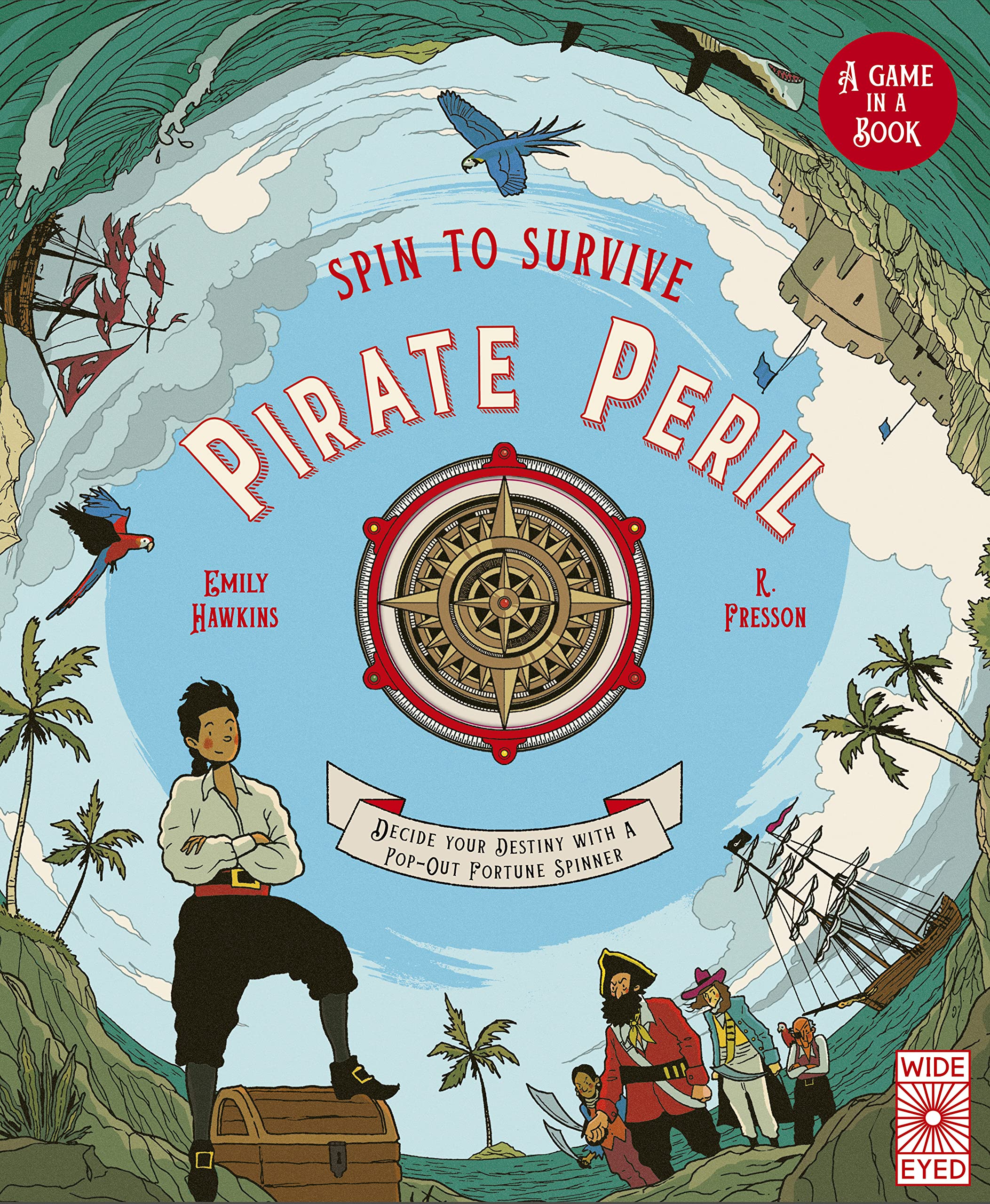 Spin to Survive: Pirate Peril: Decide Your Destiny with a Pop-Out Fortune Spinner! Non-fiction