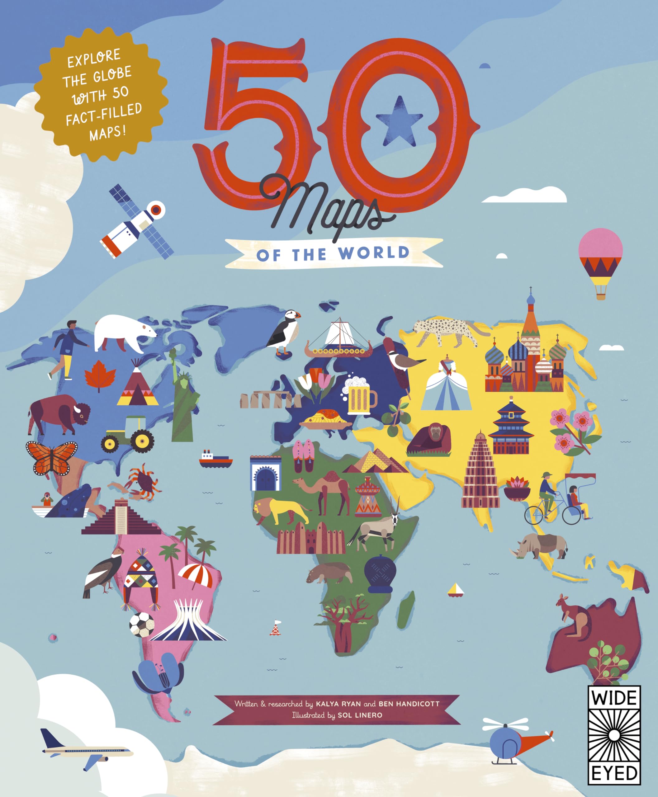 50 Maps of the World: Explore the globe with 50 fact-filled maps! (Americana) Geology & Geography