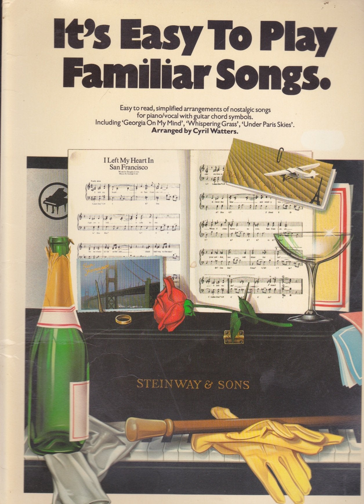 It's easy to play familiar songs: Easy to read, simplified arrangements of nostalgic songs for piano/vocal with guitar chord symbols Books