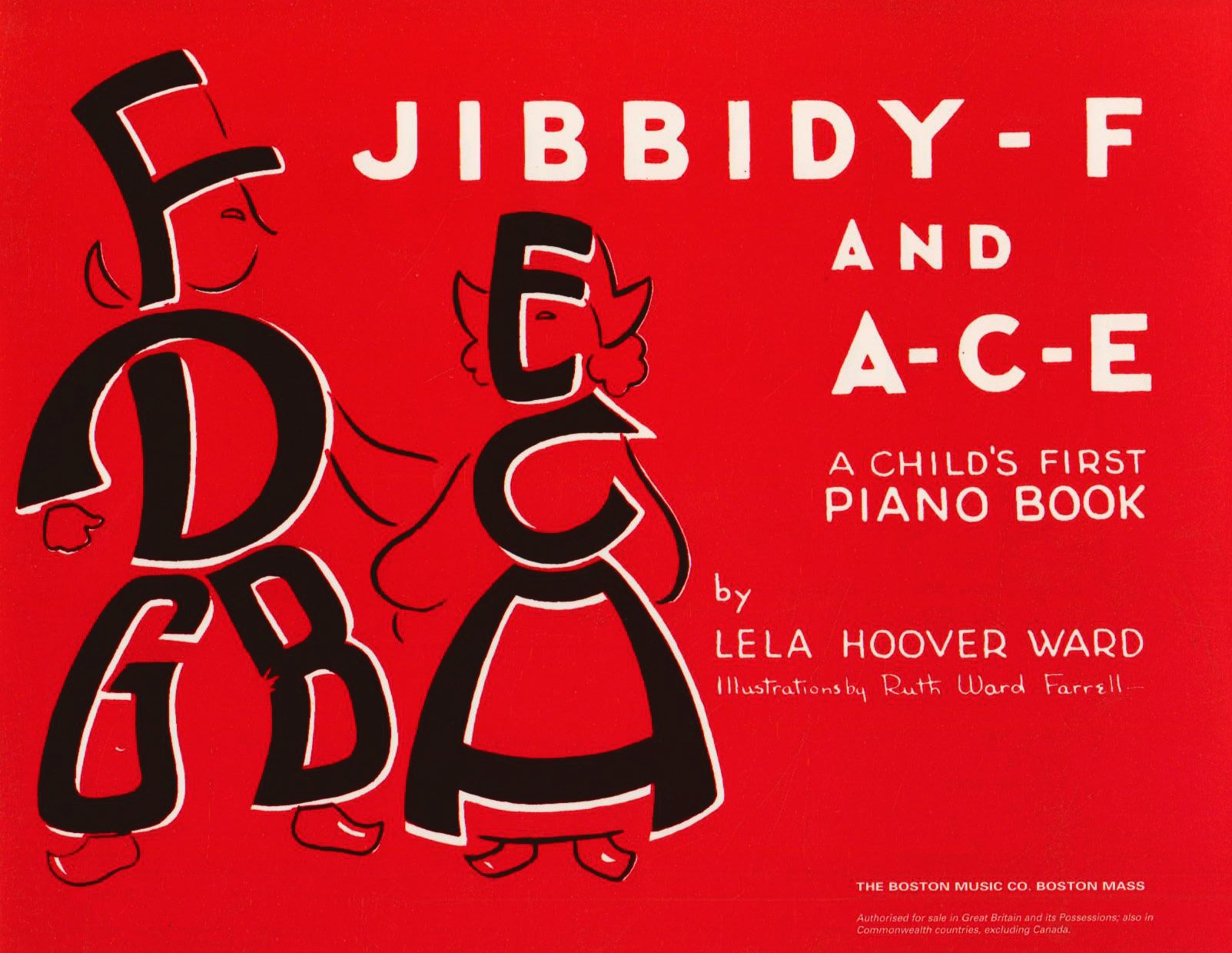 Jibbidy-F And A-C-E. Klavier Solo. Sheet Music