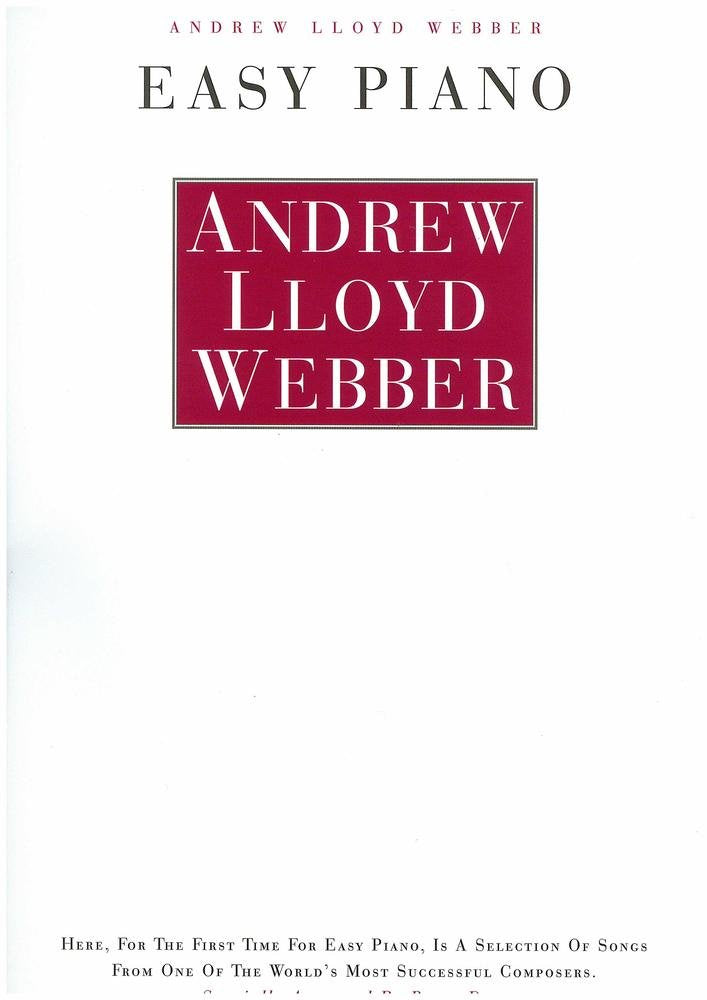 Andrew Lloyd Webber: Easy Piano Sheet Music