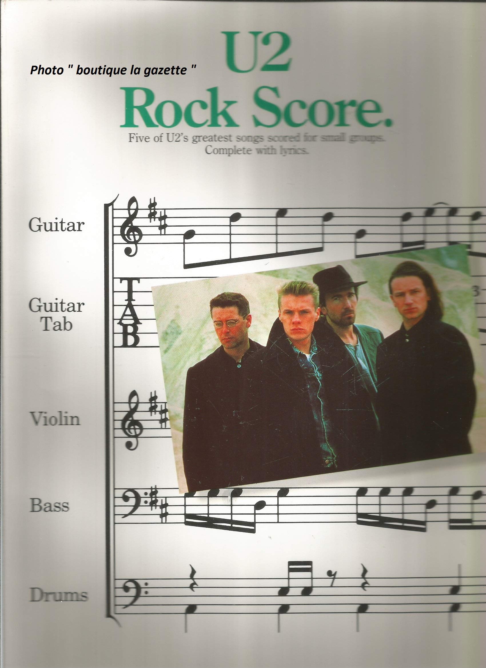 U2 Rock Score: Five of U2's Greatest Songs Scored for Small Groups Books