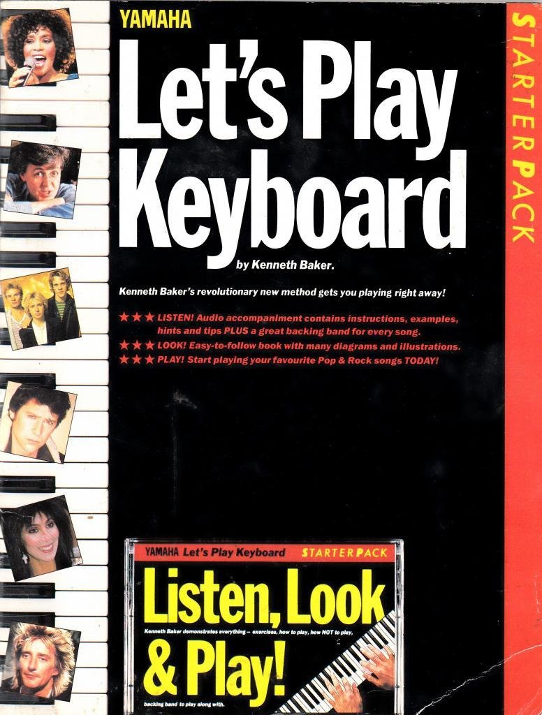 YAMAHA LET'S PLAY KEYBOARD STARTER PACK Books