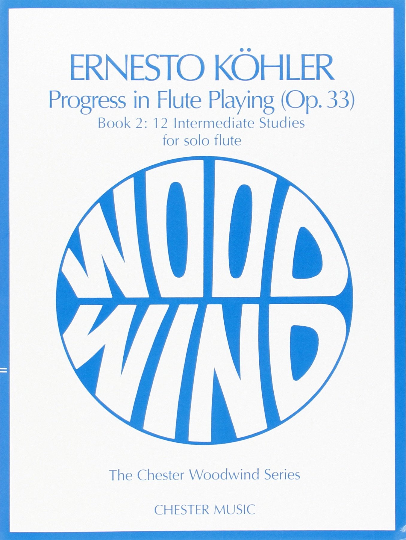 Progress in Flute Playing Op.33 Book 2 for solo flute book