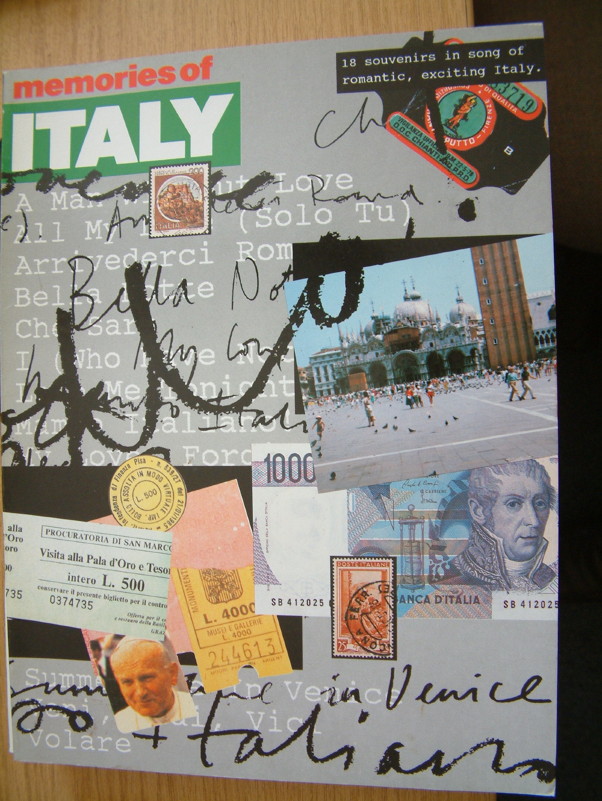 Memories of Italy: [18 souvenirs in song of romant Books