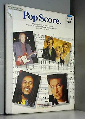 Pop Score. Partitur Books