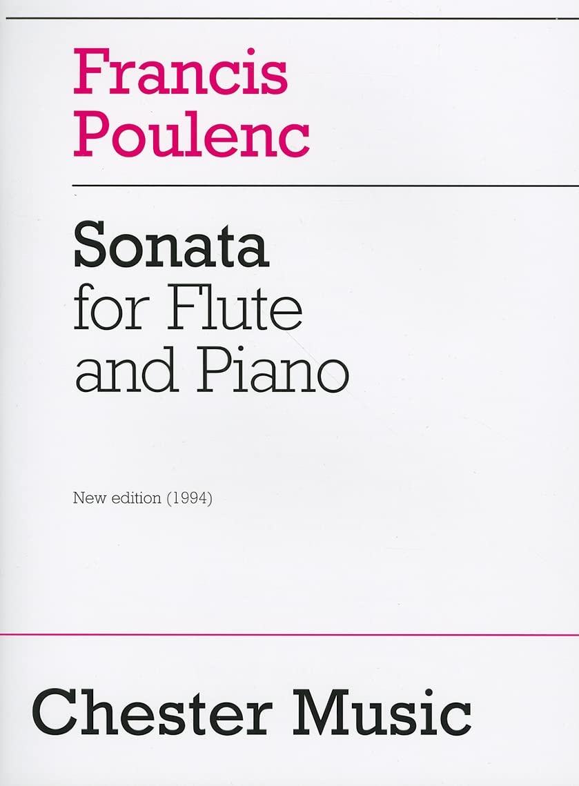 Sonata for Flute and Piano: Revised Edition, 1994 Sheet Music