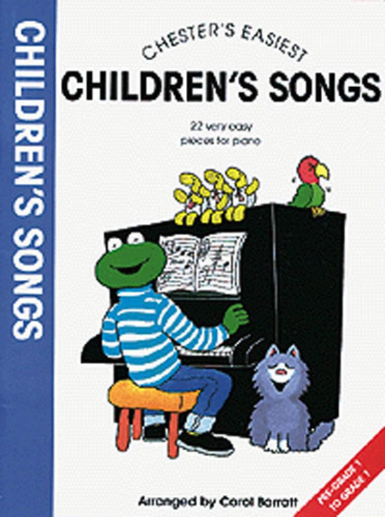 CHESTER'S EASIEST CHILDREN'S SONGS PF book