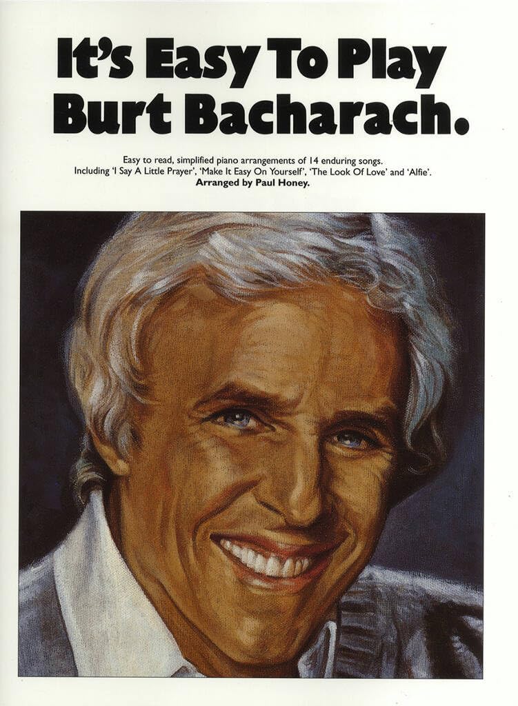 It's Easy To Play Burt Bacharach Pvg (PVG): Noten für Gesang, Klavier (Gitarre) Arts & Music