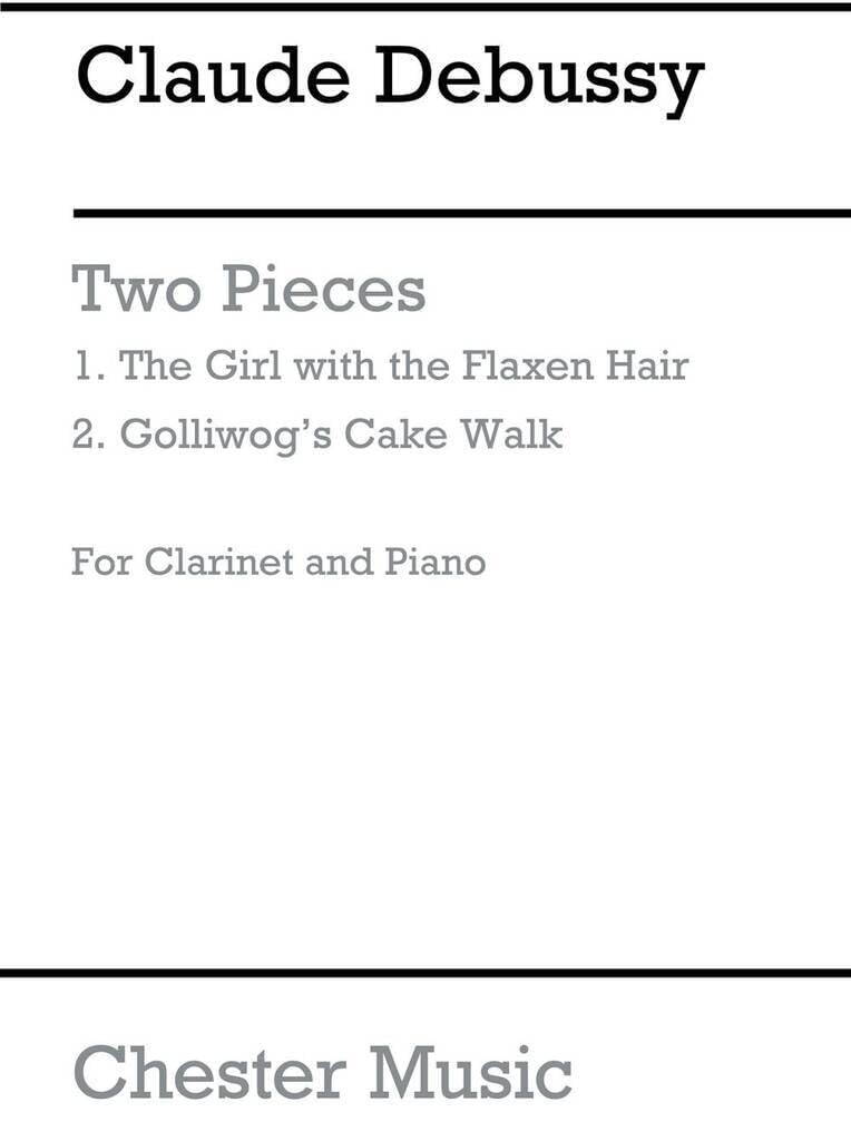 C. debussy: two pieces for clarinet and piano book
