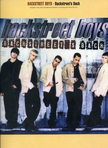 Backstreet'S Back P/V/G Sheet Music