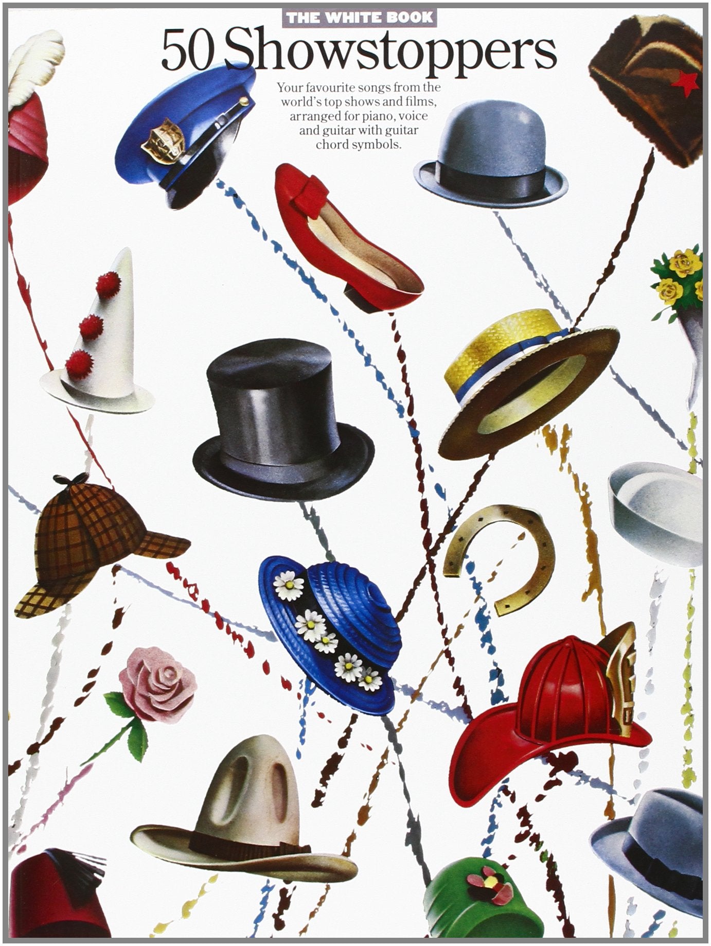 50 Showstoppers - The White Book (Piano Vocal Guitar) book