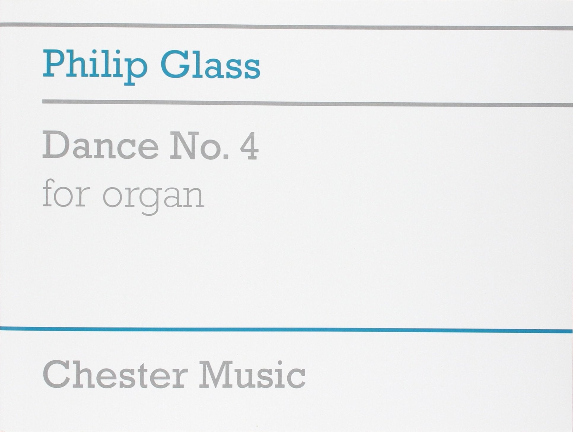 Dance No. 4: For Organ Social Sciences
