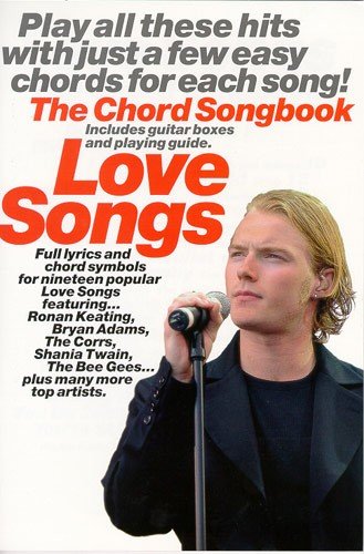 Love Songs The Chord Songbook Lyrics & Chords Book Art & Literature