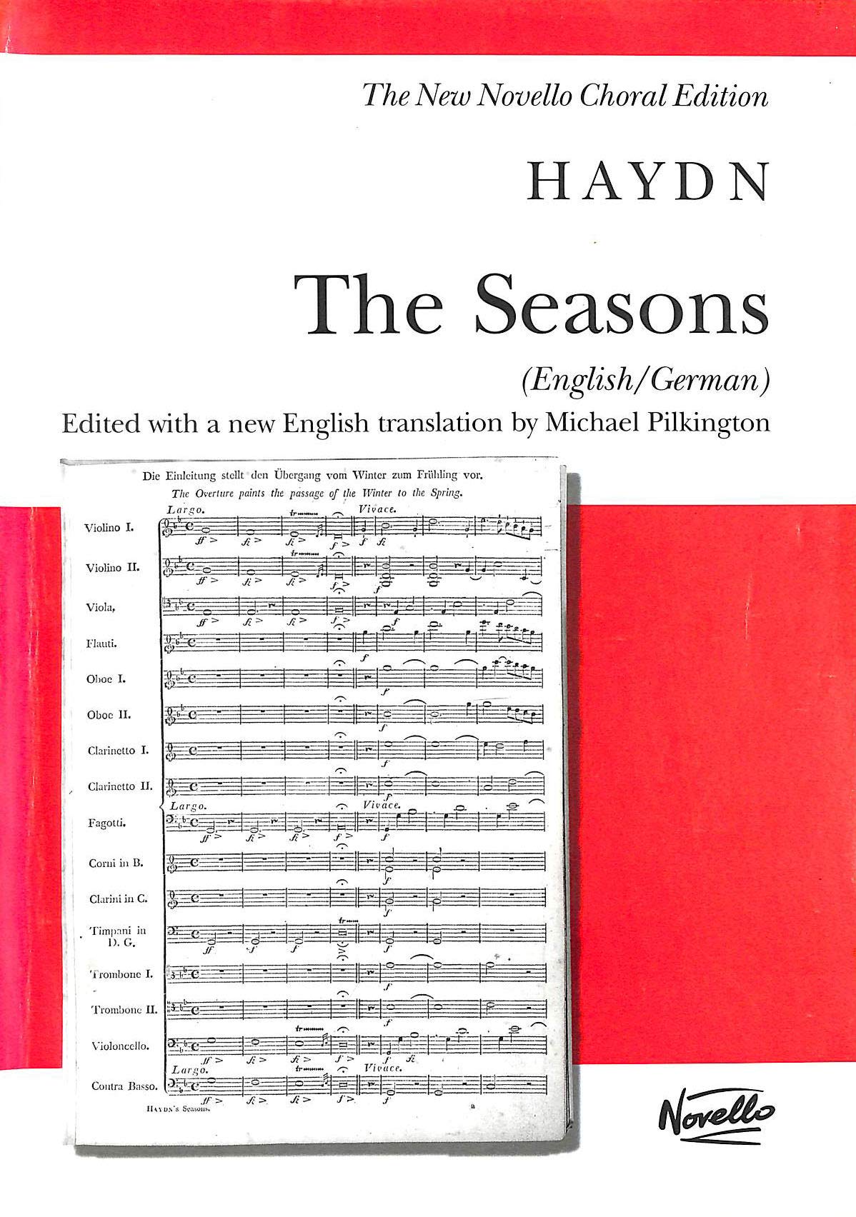 The Seasons (New Edition). Chœur Mixte et Piano/Orgue. book