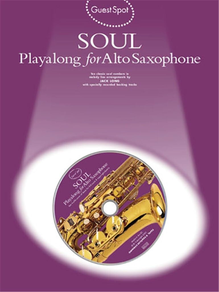 Guest Spot - Soul: Soul Playalong For Alto Saxophone Sheet Music