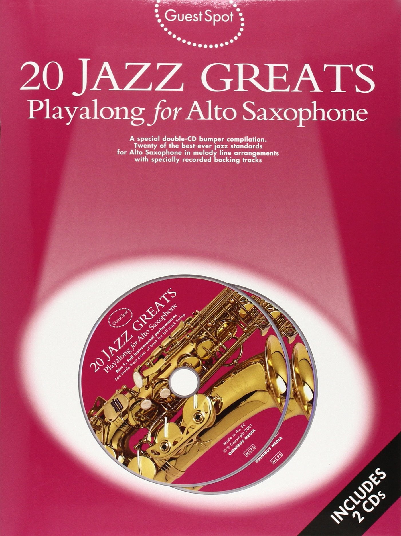 Guest Spot: 20 Jazz Greats Playalong For Alto Saxophone Sheet Music