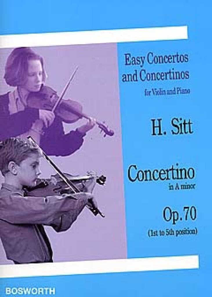 Concertino in a Minor for Violin and Piano, Op. 70: 1st to 5th Position Social Sciences