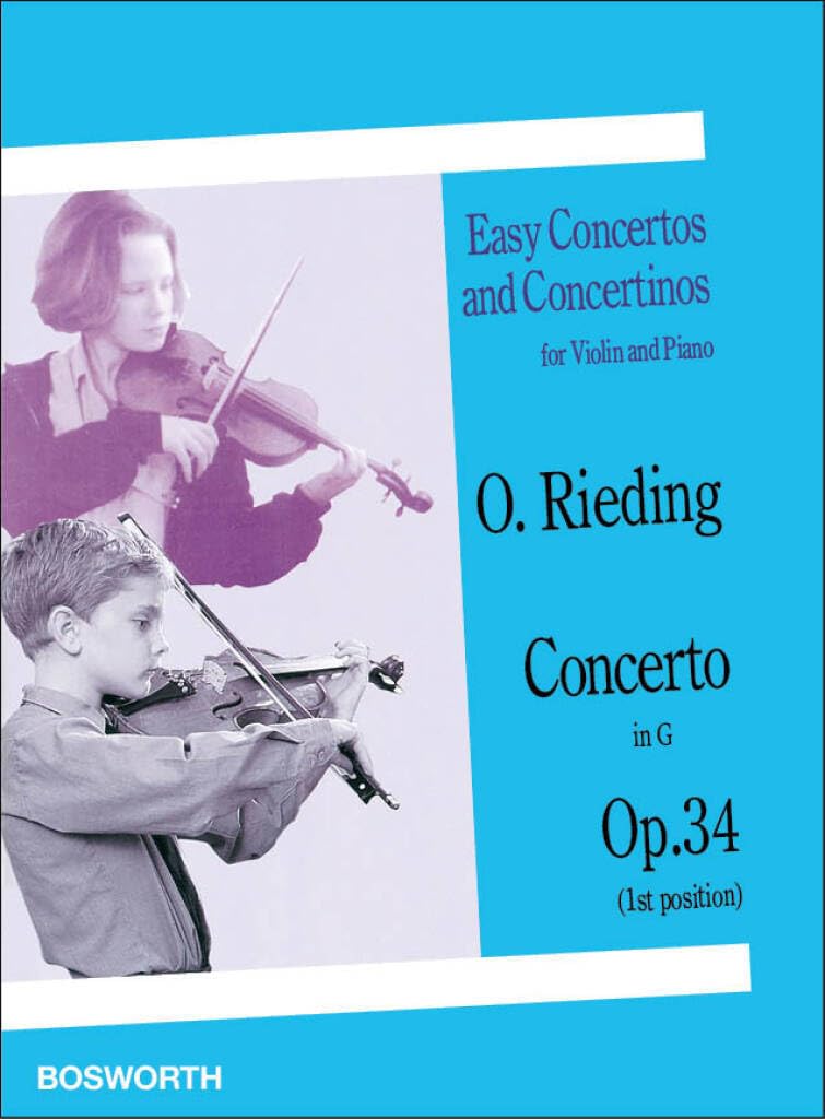 Concerto in G Op. 34. Violine mit Begleitung.: Easy Concertos and Concertinos Series for Violin and Piano (Easy Concertos and Concertinos for Violin and Piano) Sheet Music