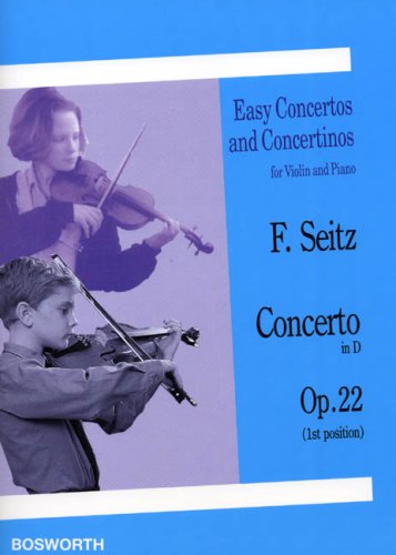Concerto in D Op. 22 (Schüler-Concert Nr. 5): For Violin (in First Position) and Piano Sheet Music