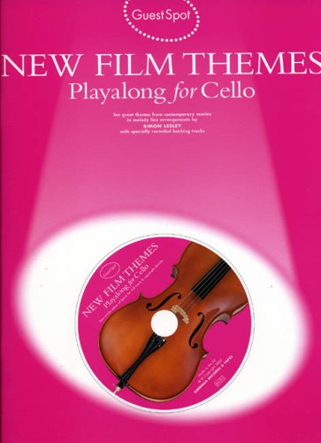 Guest Spot: New Film Themes Playalong For Cello (Book, CD): Songbook, Play-Along, CD für Cello Arts & Music