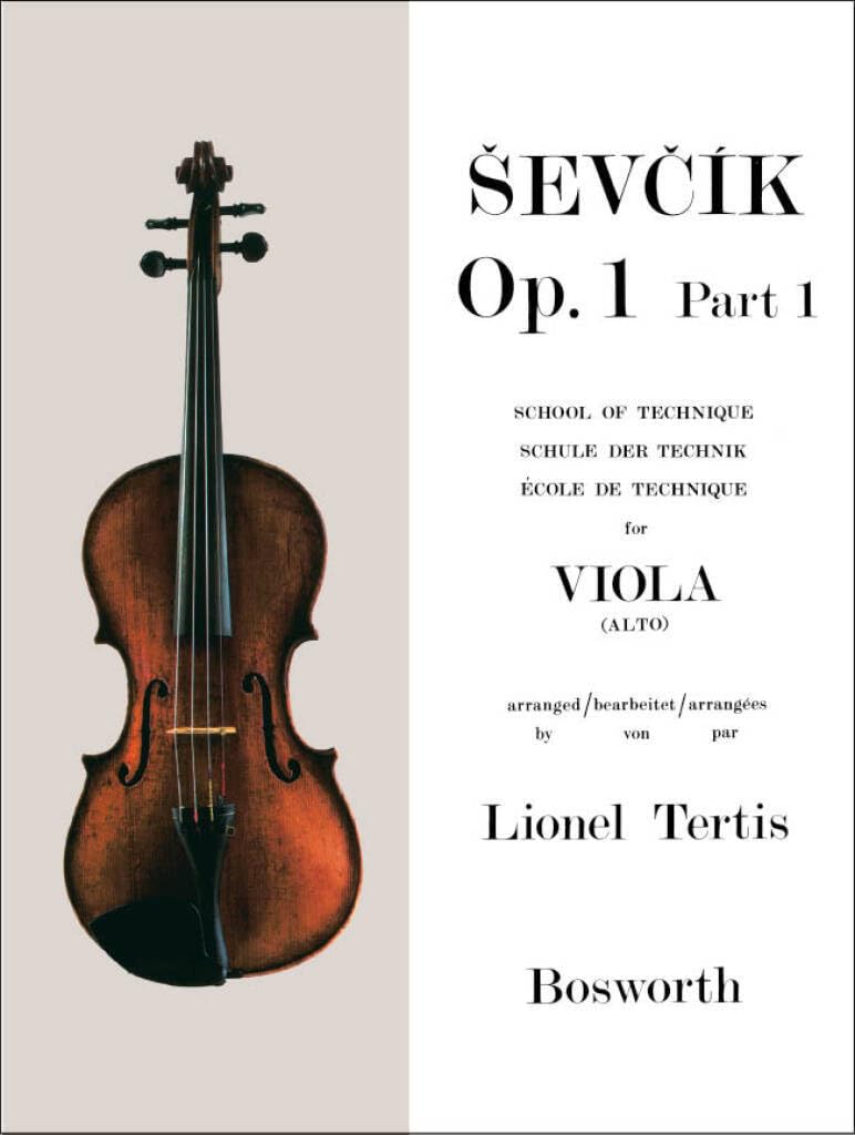 Sevcik for Viola - Opus 1, Part 1: School of Technique Sheet Music