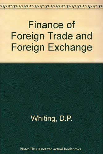 Finance of Foreign Trade and Foreign Exchange Books