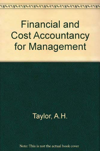 Financial and Cost Accountancy for Management Books
