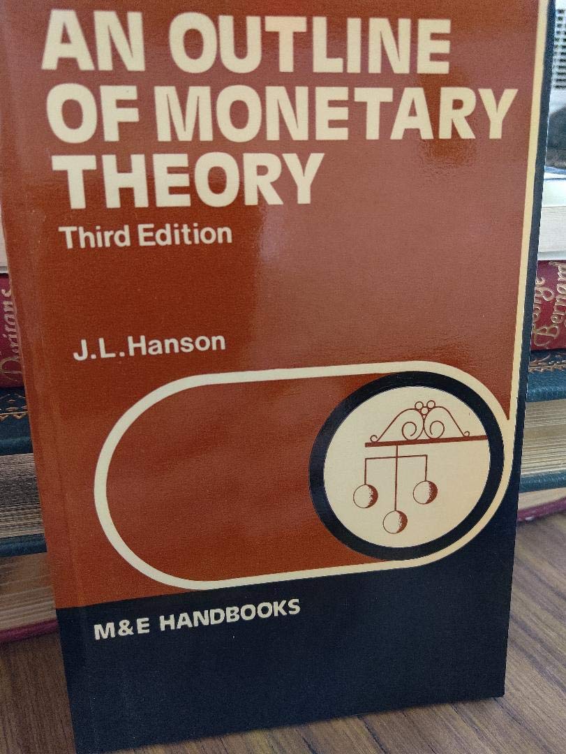 Outline of Monetary Theory (Handbook Series) Books