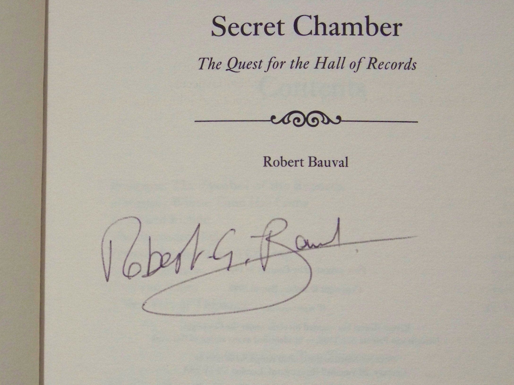 Secret Chamber: The Quest for the Hall of Records book