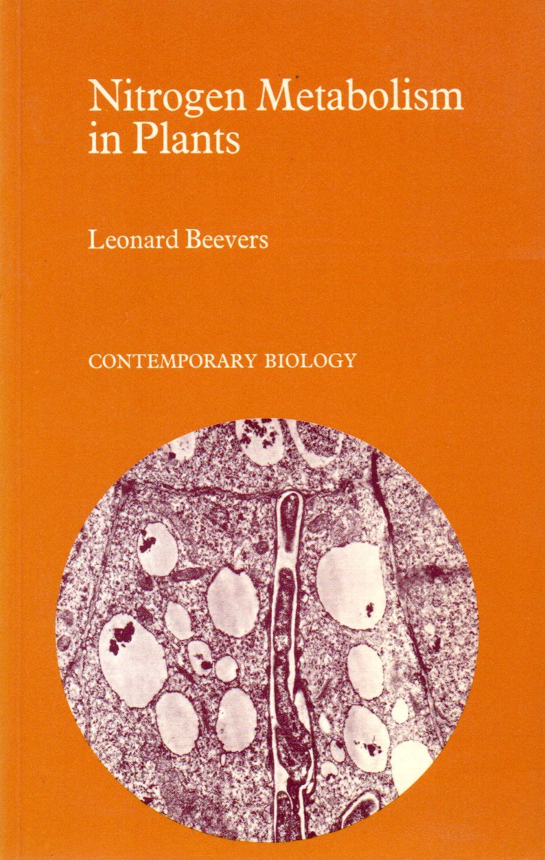 Nitrogen Metabolism in Plants (Contemporary Biology S.) Books