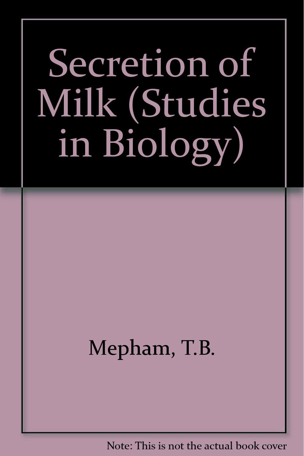 Secretion of Milk (Studies in Biology) Books
