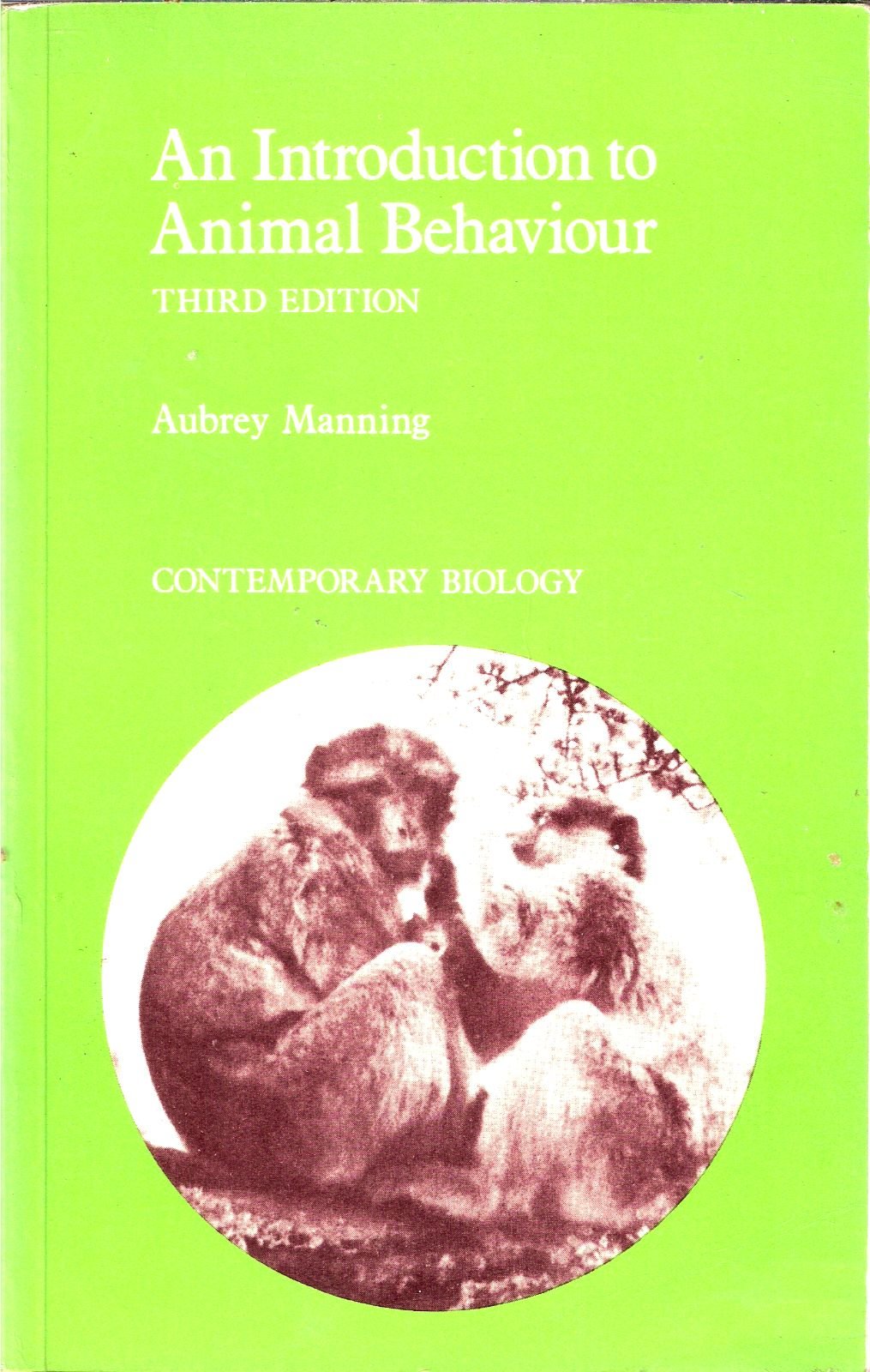 Introduction to Animal Behaviour (Contemporary Biology S.) Books
