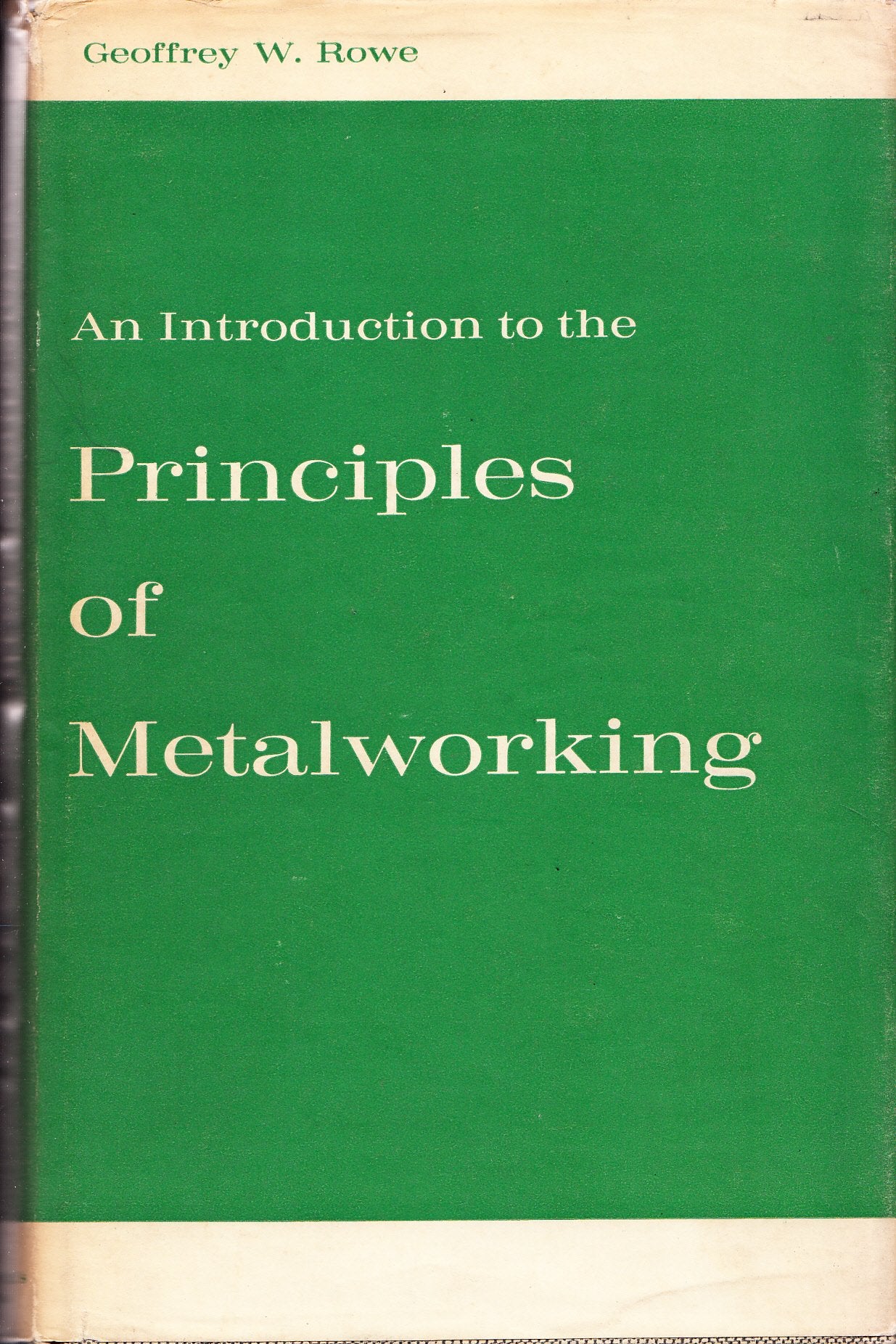 Introduction to the Principles of Metalworking Books