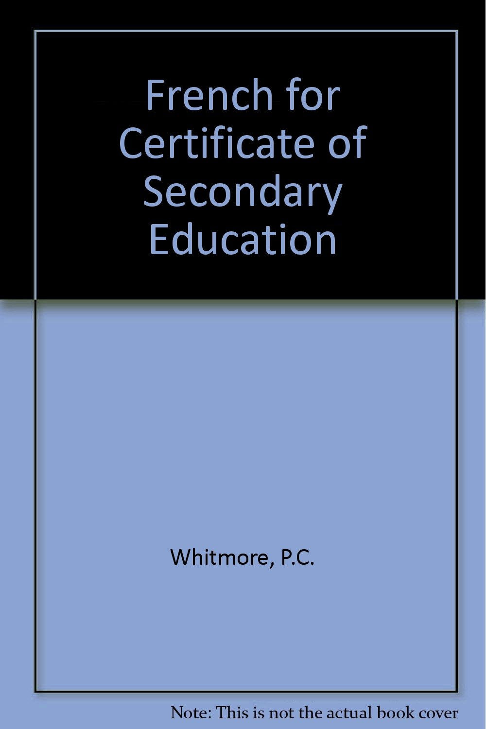 French for Certificate of Secondary Education Books