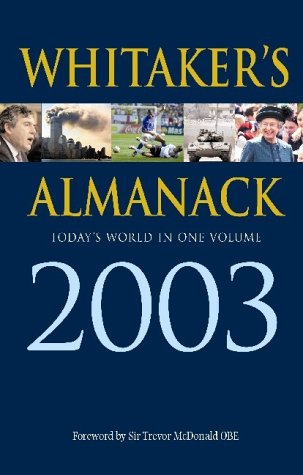 135th Annual Edition. Standard Edition (Whitaker's Almanack) Reference Books