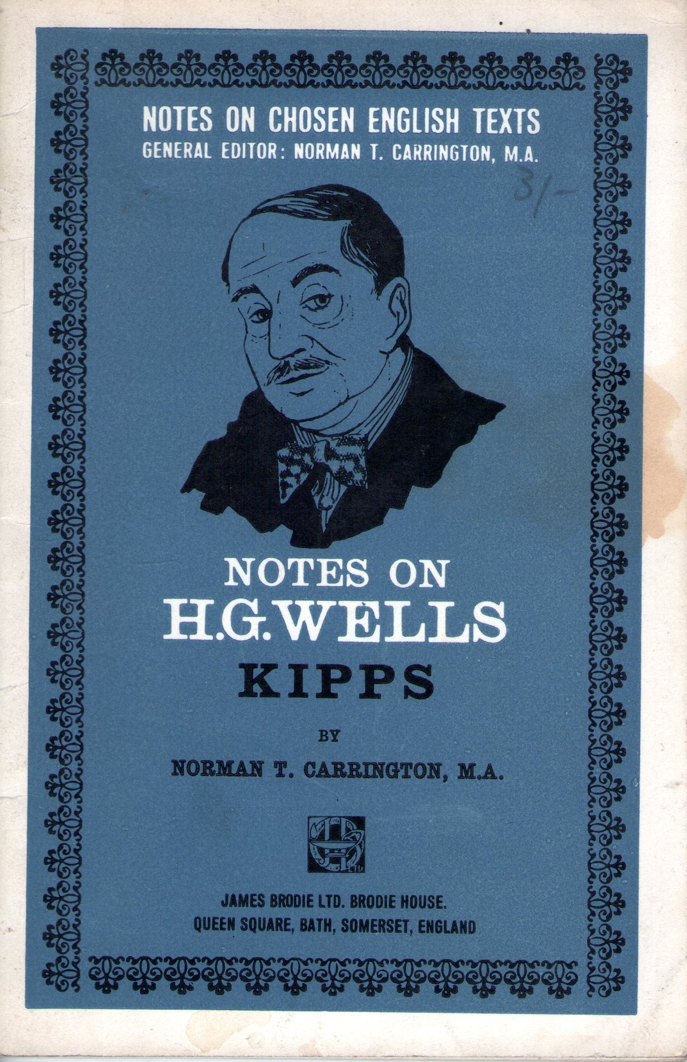 Wells' "Kipps" (Chosen English Texts Notes) Books