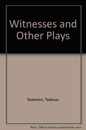 Witnesses and Other Plays Books