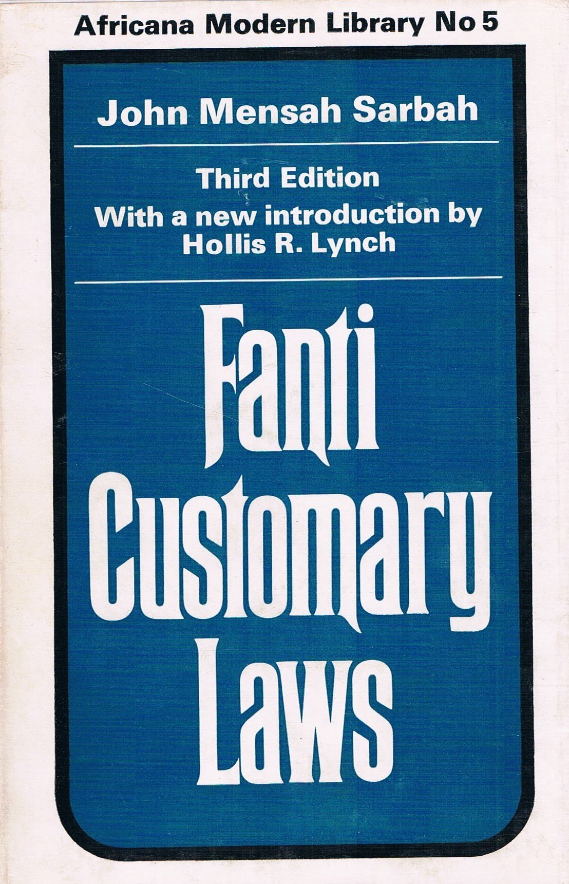 Fanti Customary Laws Law