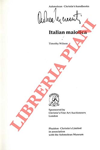 Italian Maiolica (Ashmolean Christies Handbooks) Film, Art & Culture