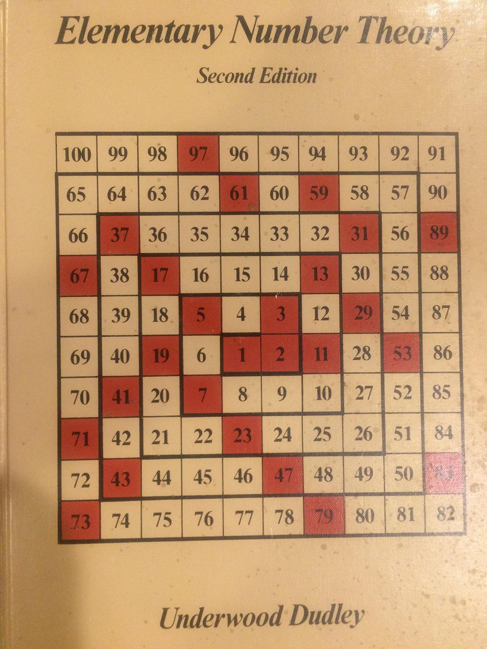 Elementary Number Theory (A Series of Books in the Mathematical Sciences) Mathematics