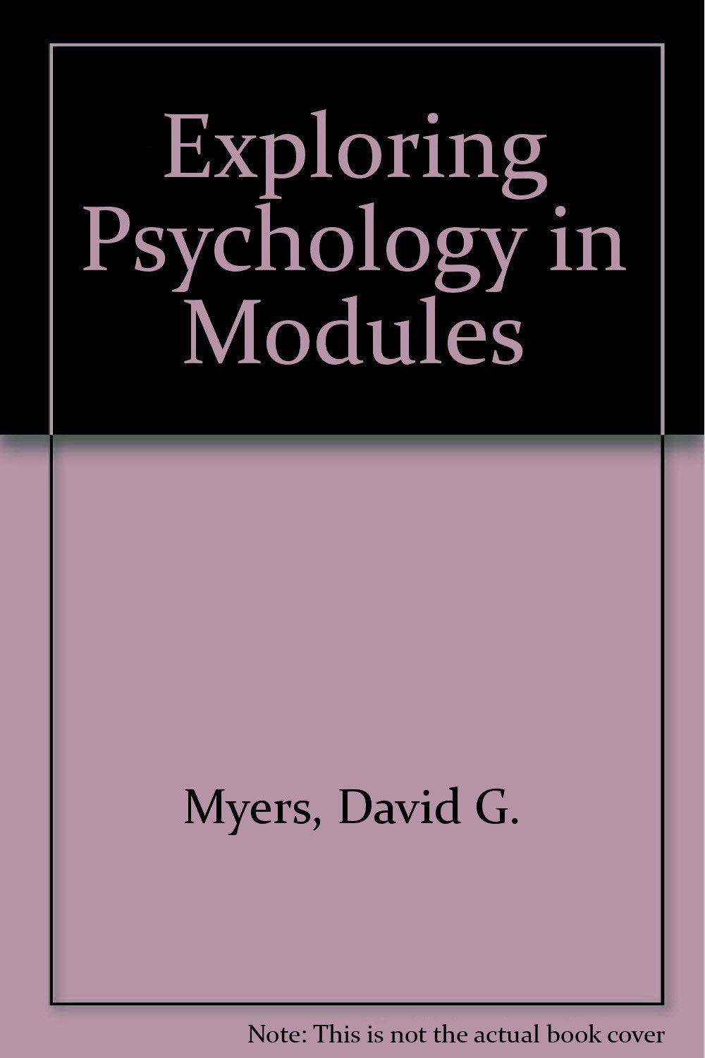 Product Image: Exploring Psychology in Modules