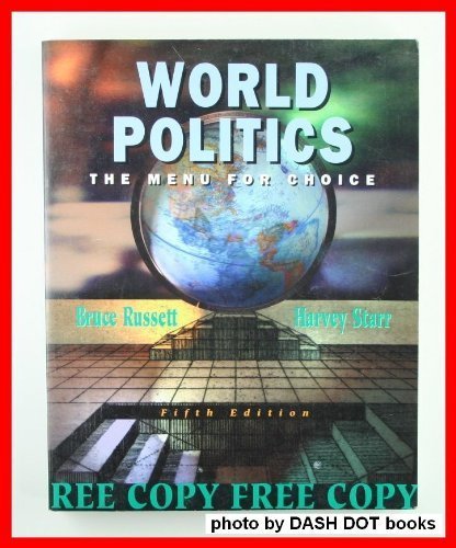 World Politics, 5e-Free Copy C: Mole, Matter, Change 3e(tb, Books