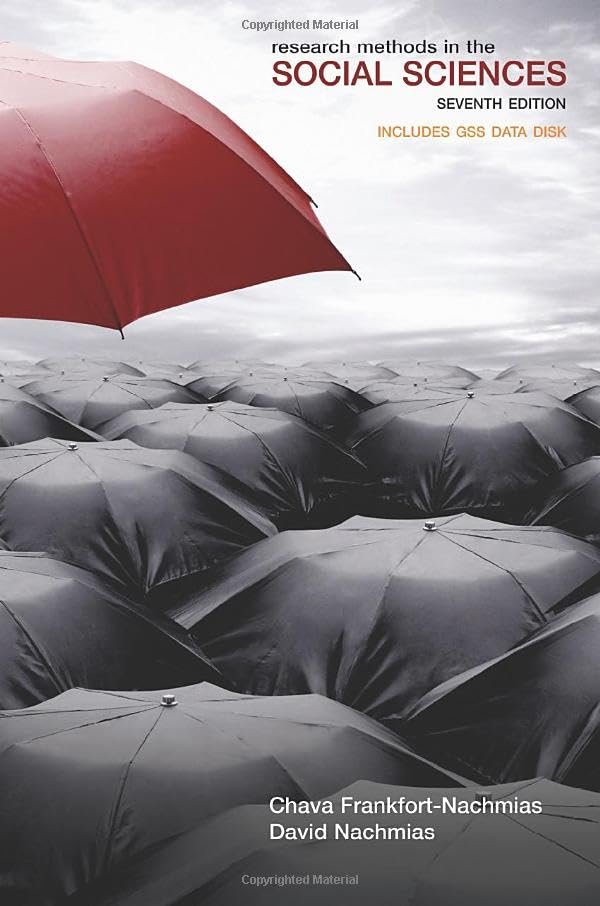 Research Methods in the Social Sciences Social Sciences