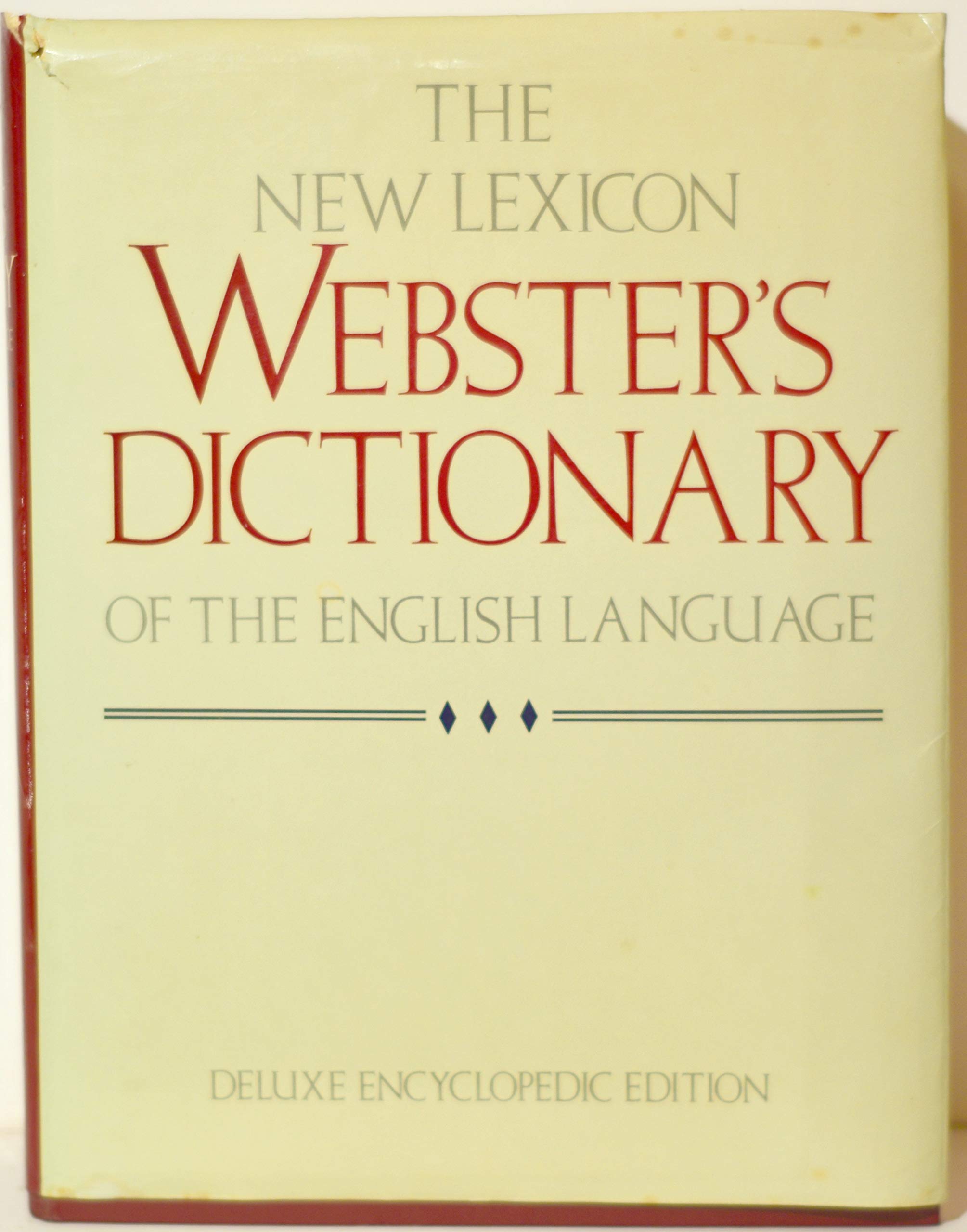 The New Lexicon Webster's Dictionary of the English Language Books