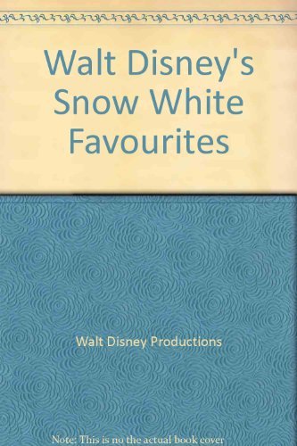 Walt Disney's Snow White Favourites Books