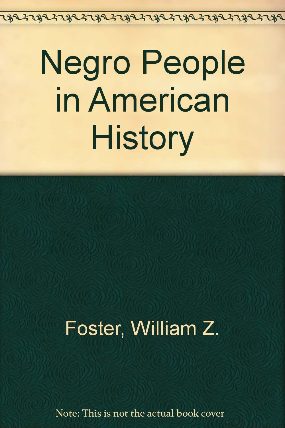 Negro People in American History Books